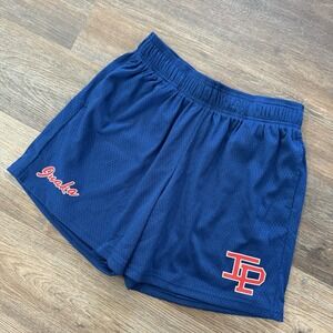 Inaka Power Blue Mesh Style Shorts Sz L Lightweight Gym Powerlift